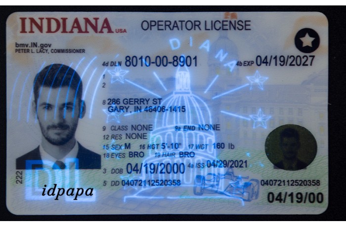 Indiana Scannable IDs - Buy Premium Scannable IDs at idpapa